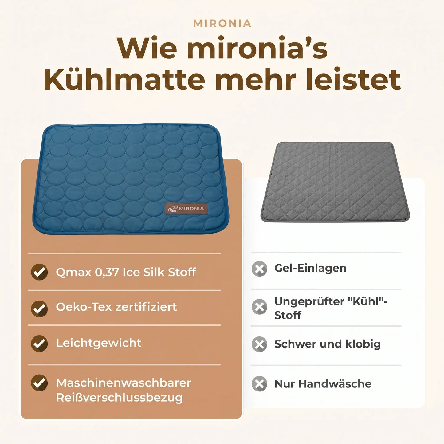 IceSilk™  Kühlmatte für Hunde