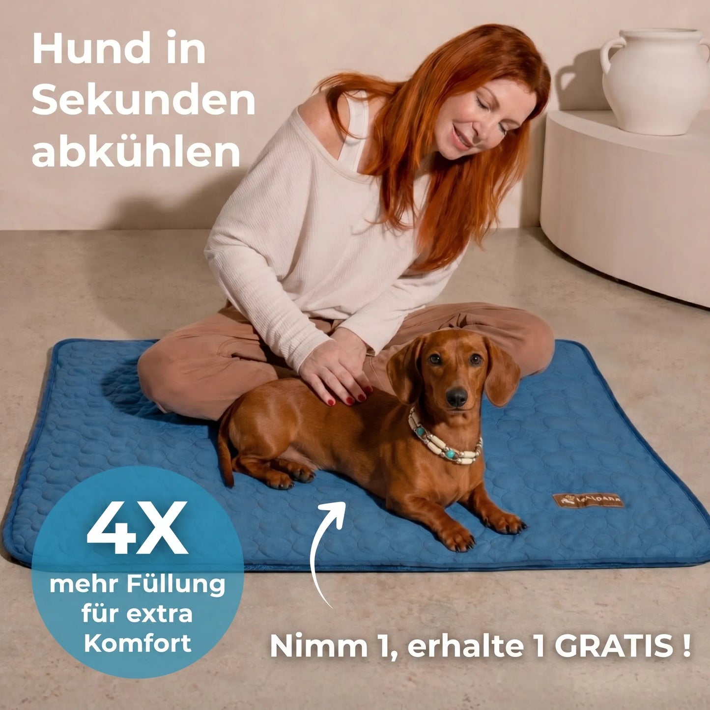 IceSilk™  Kühlmatte für Hunde
