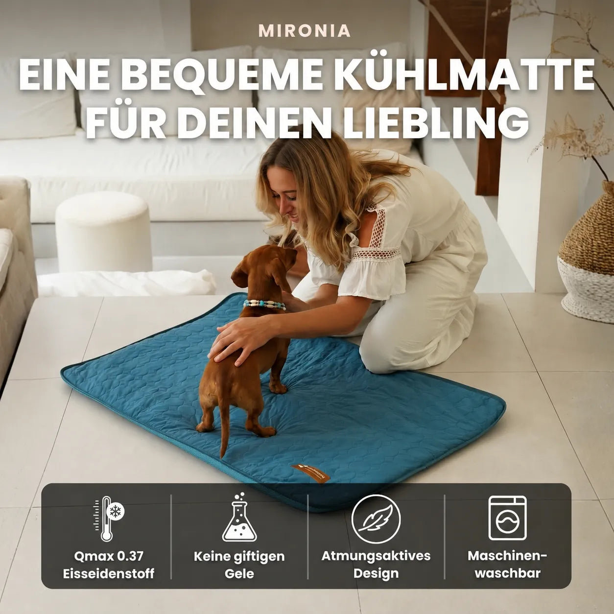 IceSilk™  Kühlmatte für Hunde